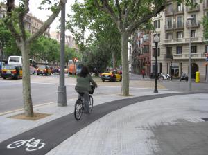 Sidewalk Bike Lane